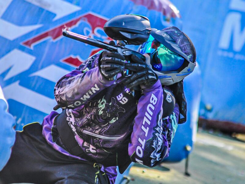 Équipe de club de paintball à Argelès-sur-Mer près de Perpignan